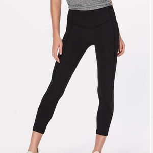 Lululemon All The Right Places Crop II *23" Black